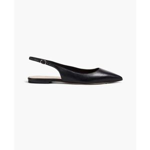 Stuart Weitzman Elegant Mara Black Slingback Ballet Flats